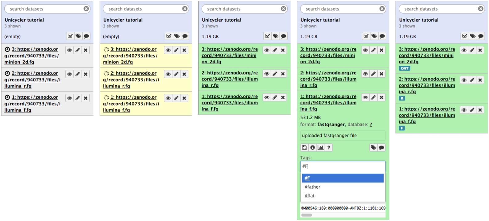 Datasets in History. 