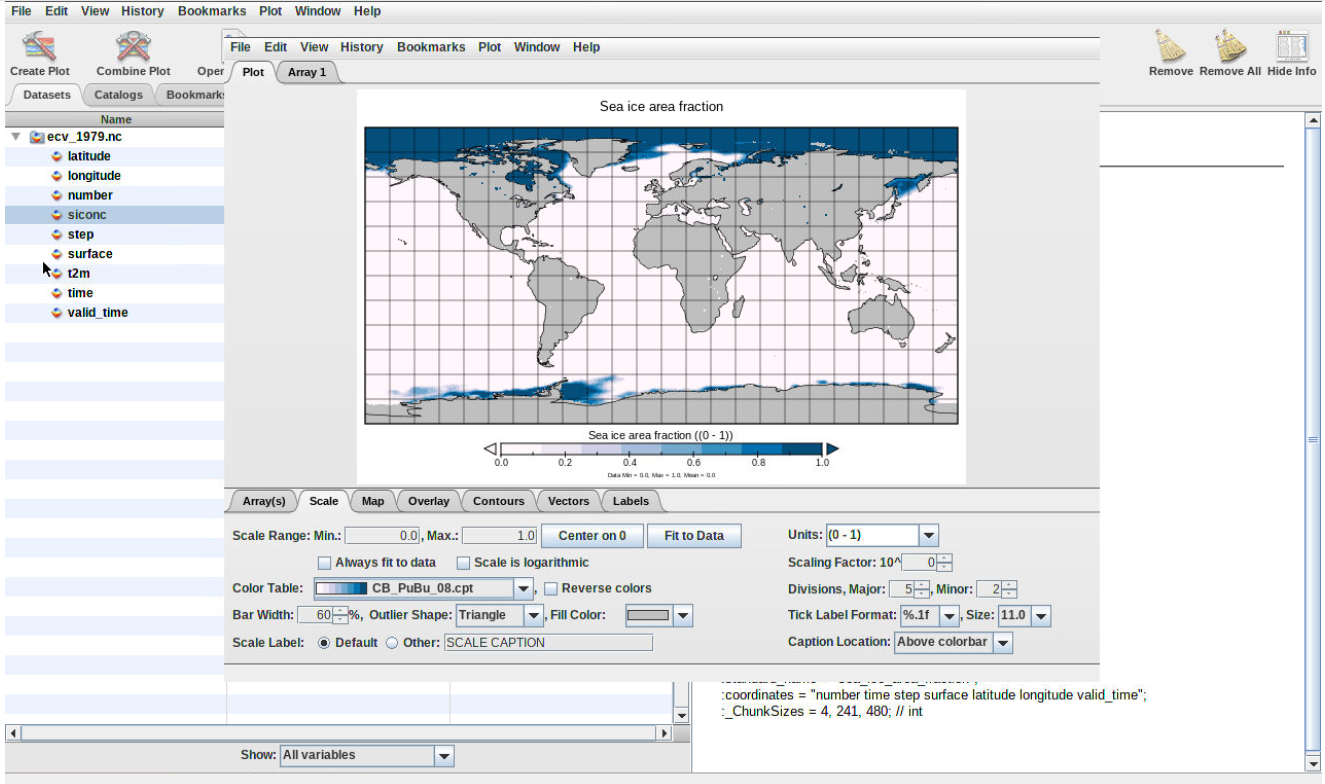 Panoply sea-ice colormap. 