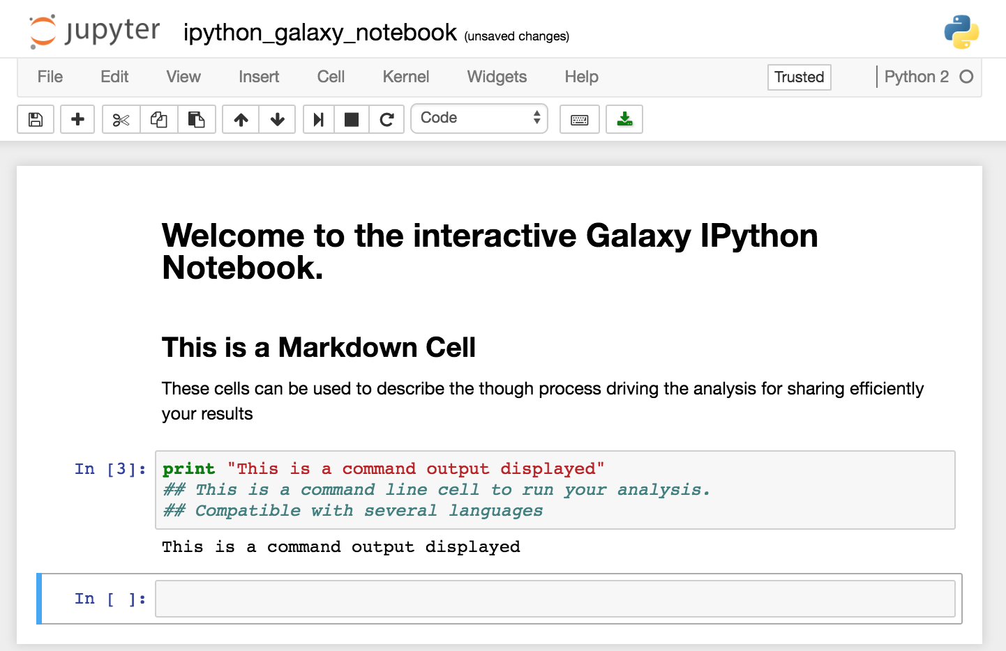 Jupyter notebook. 