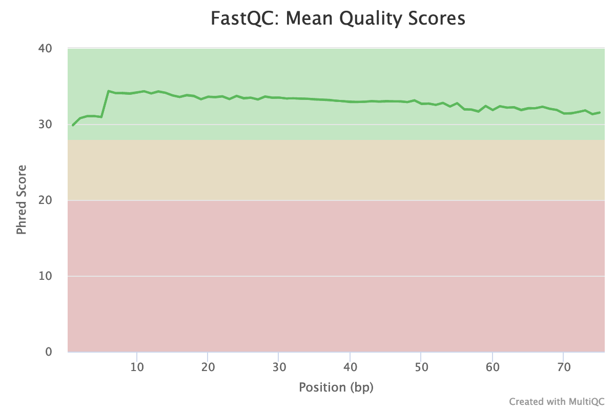 Sequence quality. 