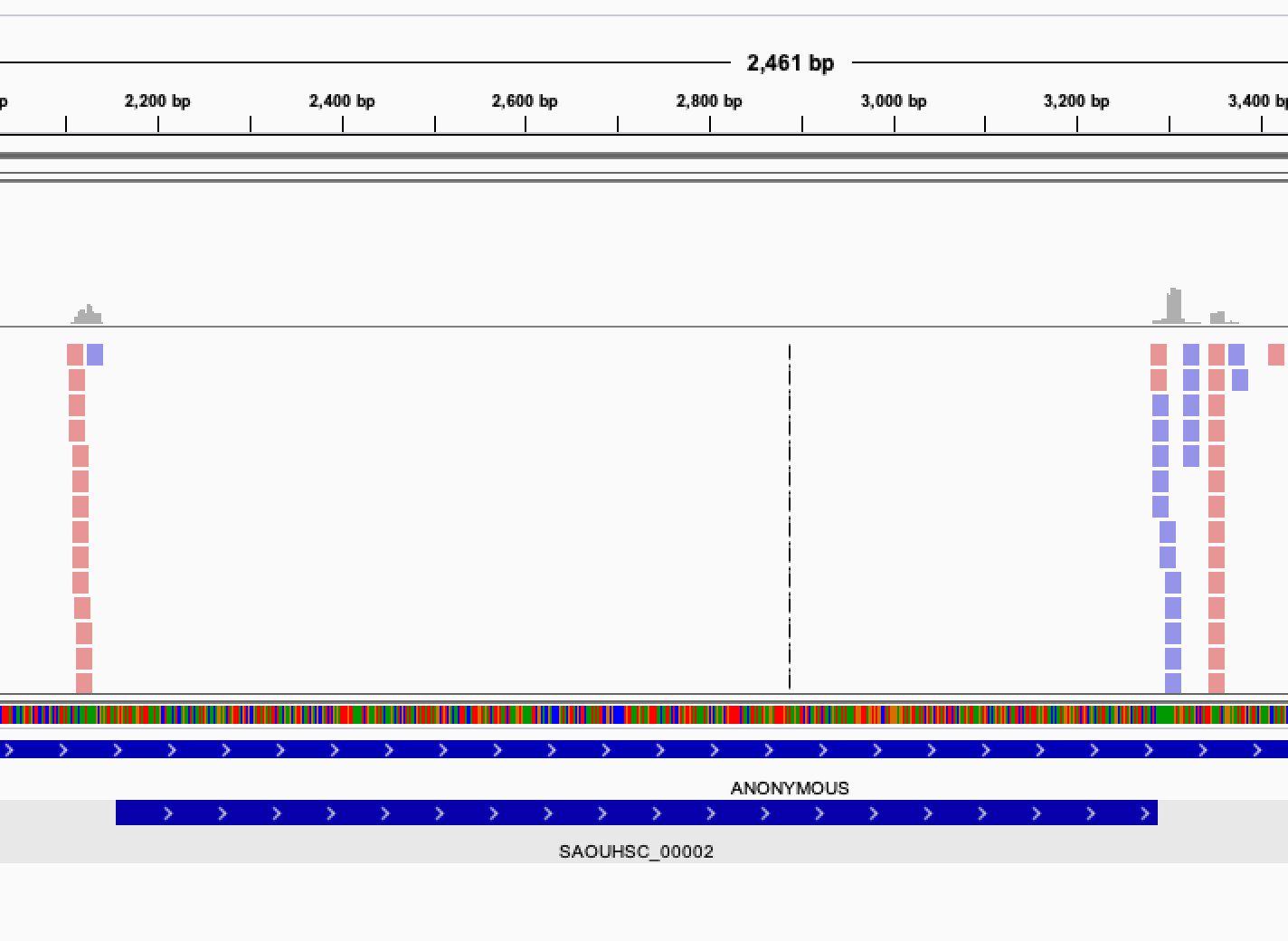 Example of Essential gene with no reads mapped. 