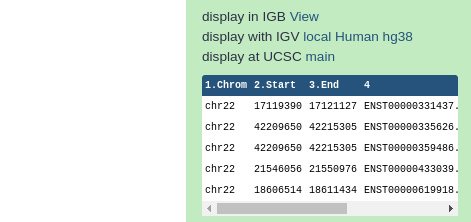 `display at UCSC main` link. 