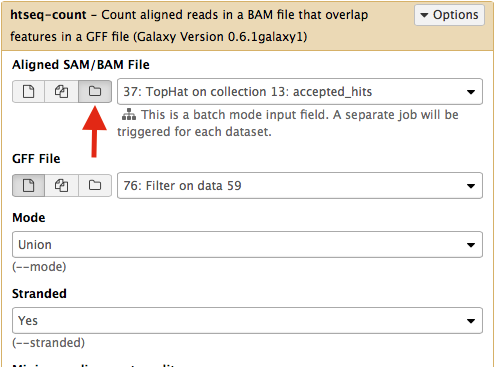 htseq-count parameters. 