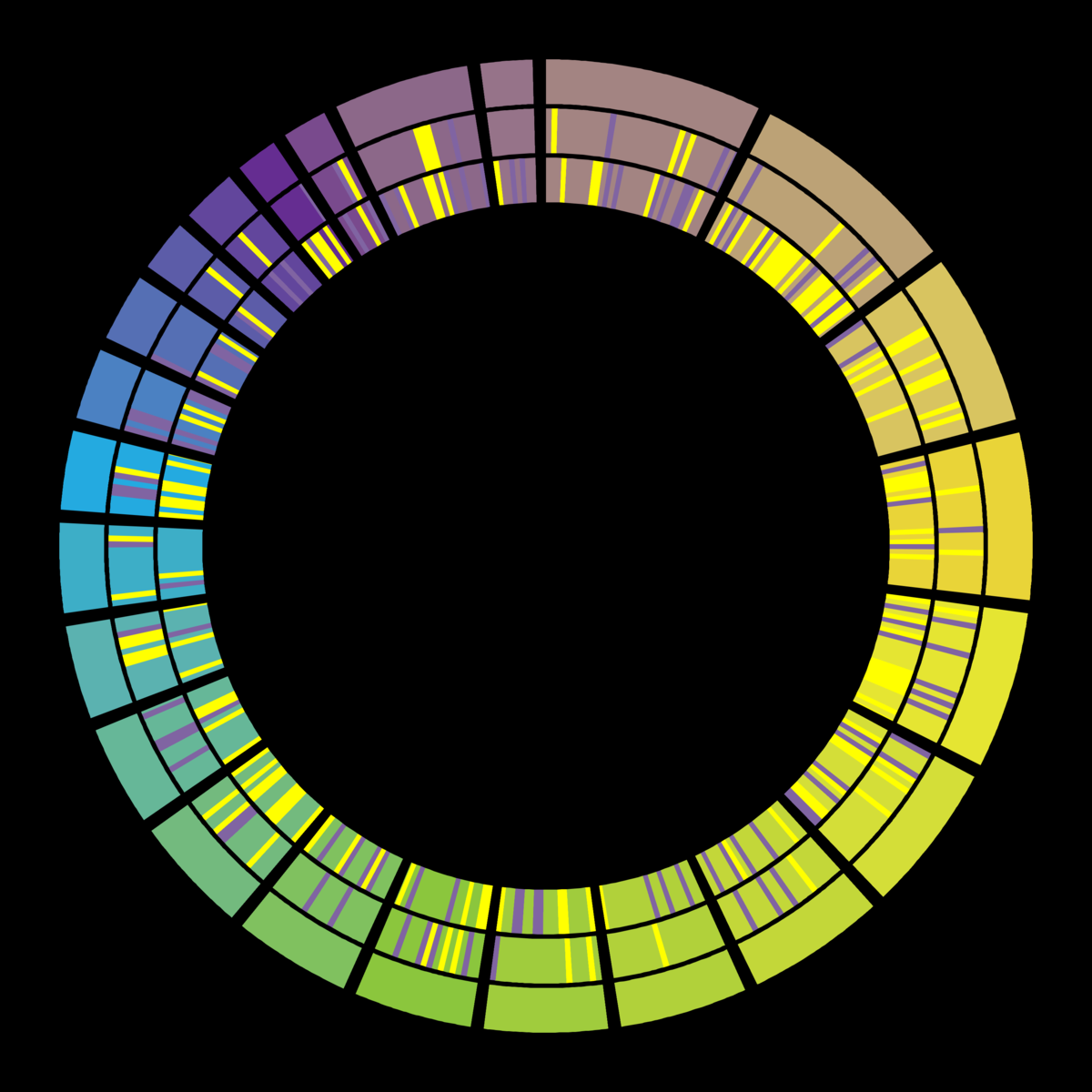 Circos simplified Nature ENCODE Cover. 